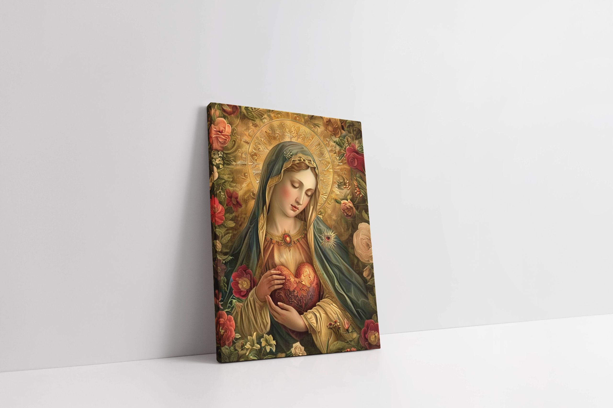 Obraz na płótnie "Serce Matki Bożej Maryi" 90x120 cm