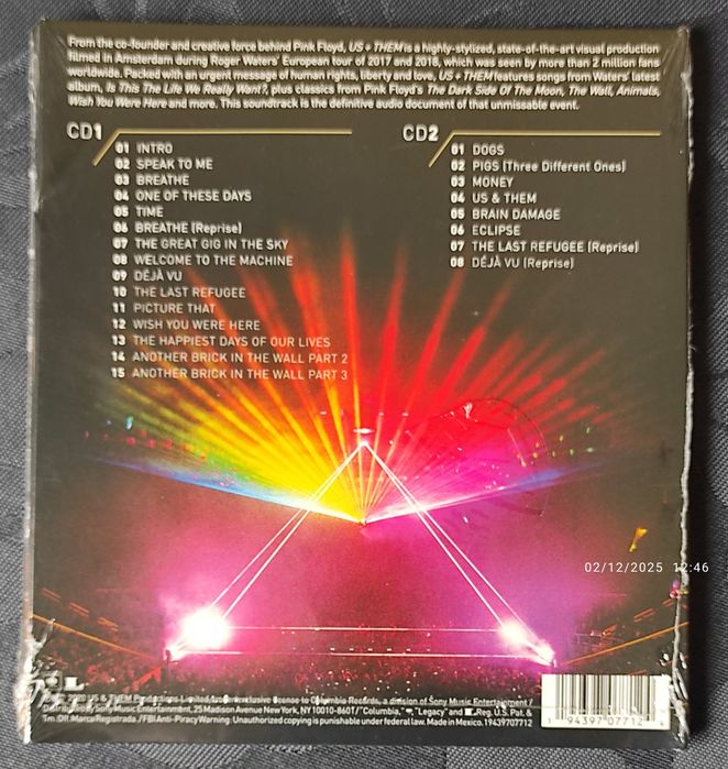Roger Waters - Us + Them 2CD