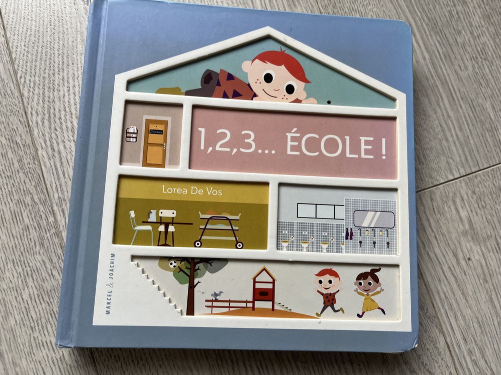 Książka po francusku "1,2,3...Ecole"