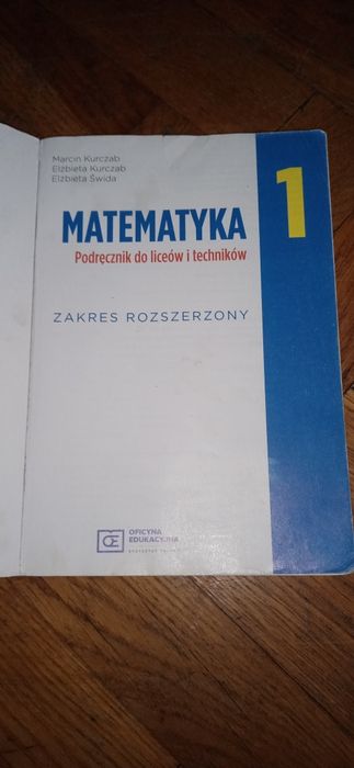 Matematyka 1 podręcznik
