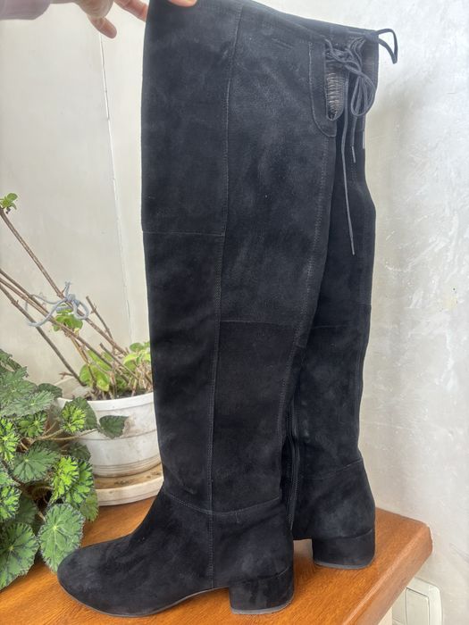 Сапоги ботфорты замшевые  Vagabond 38,5-39 размер