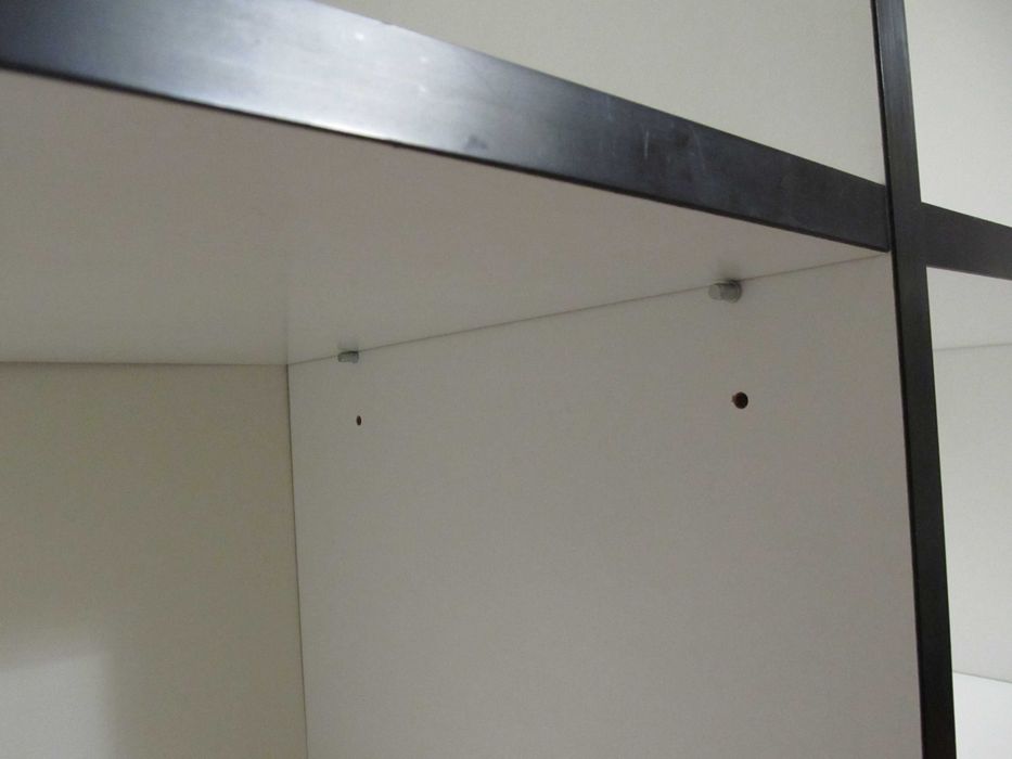 Стеллаж белый торговый офисный 200х120х36 с задней стенкой б/у