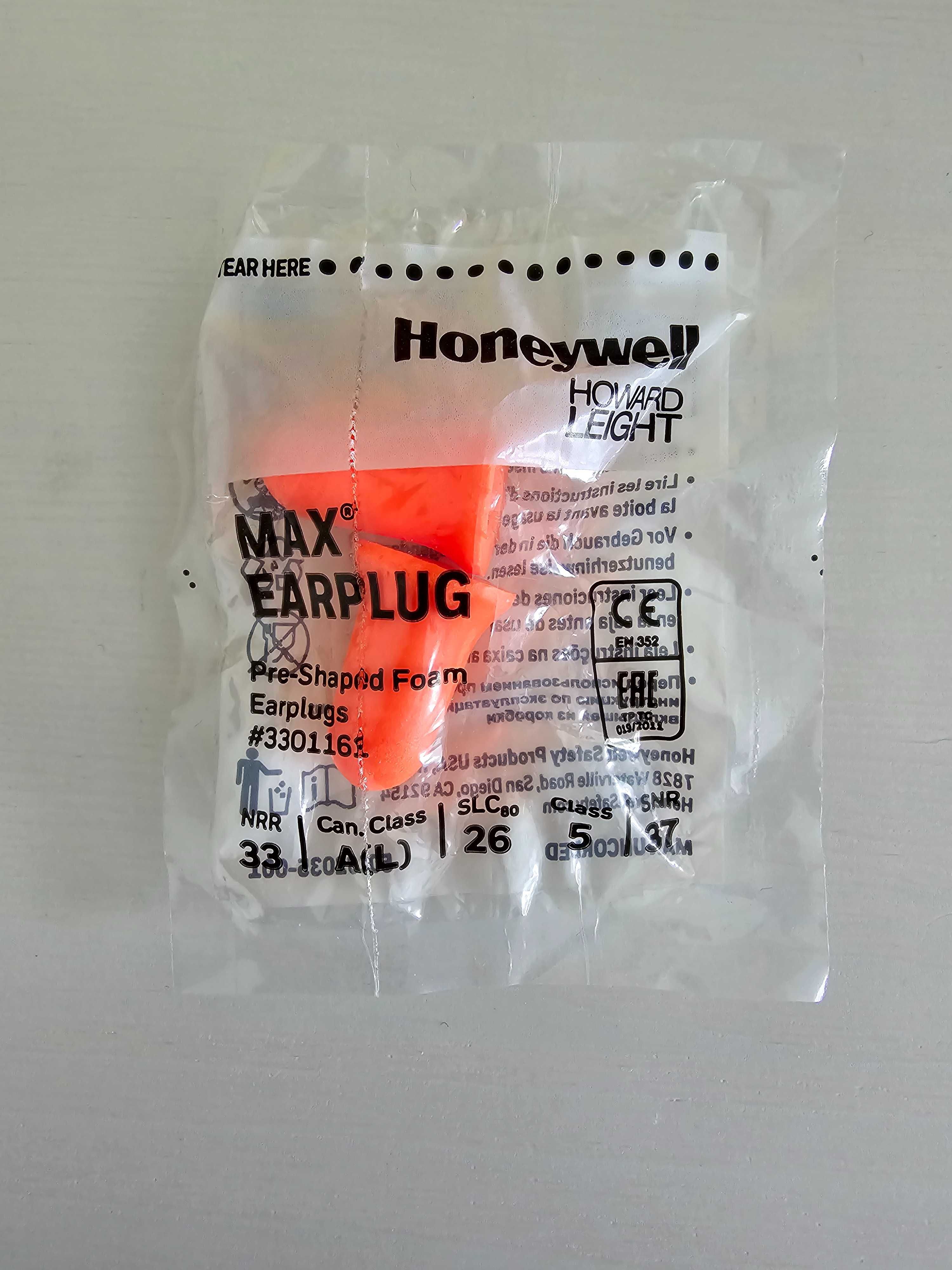 Zatyczki Stopery do uszu Honeywell MAX 65 szt 37 SNR