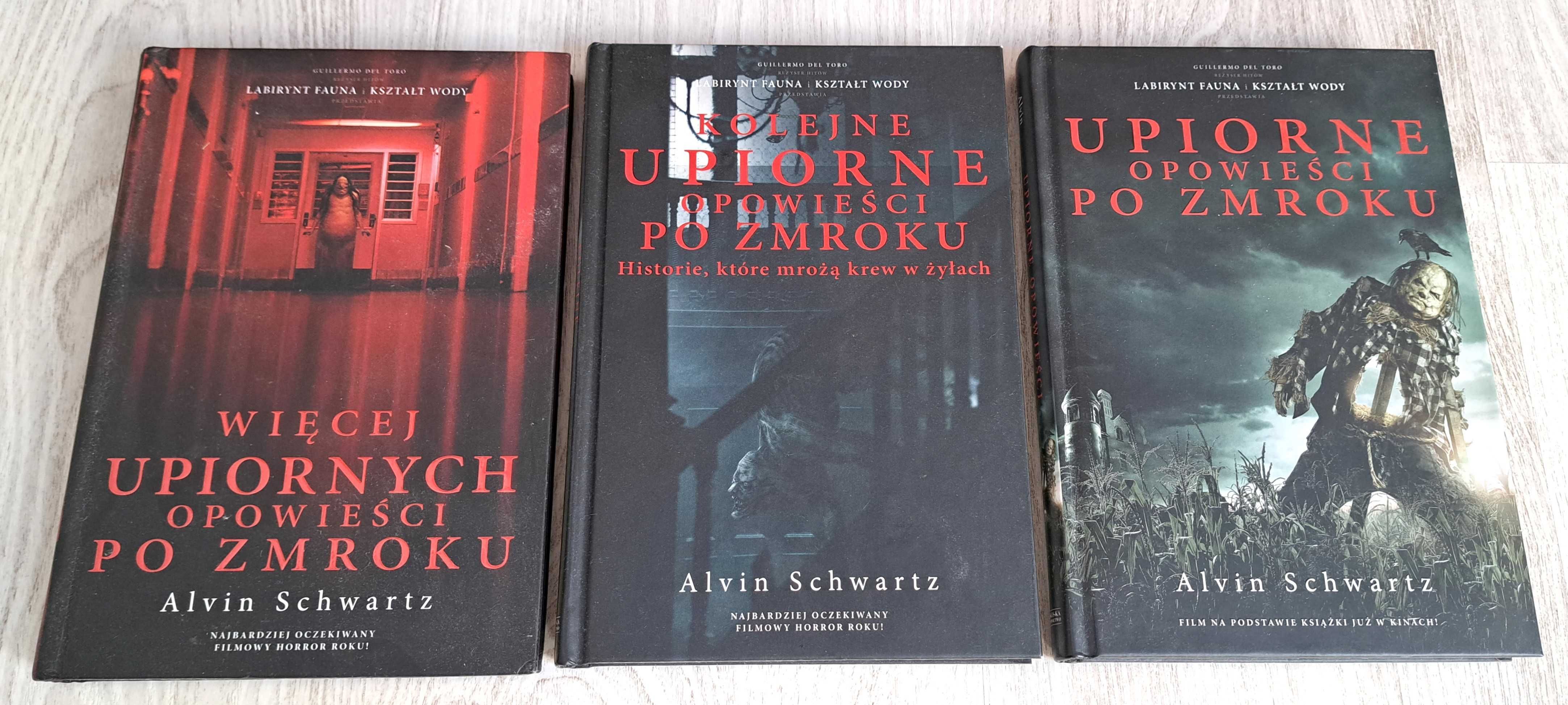3x Alvin Schwartz Kolejne Upiorne opowieści po zmroku Więcej upiornych