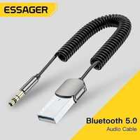 AUX Bluetooth 5.0 автомобільний адаптер приймач з мікрофоном Essager