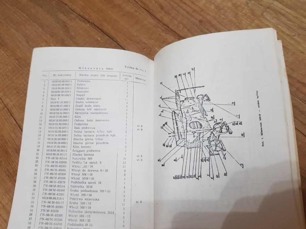 Kolekcjonerska instrukcja Młocarnia