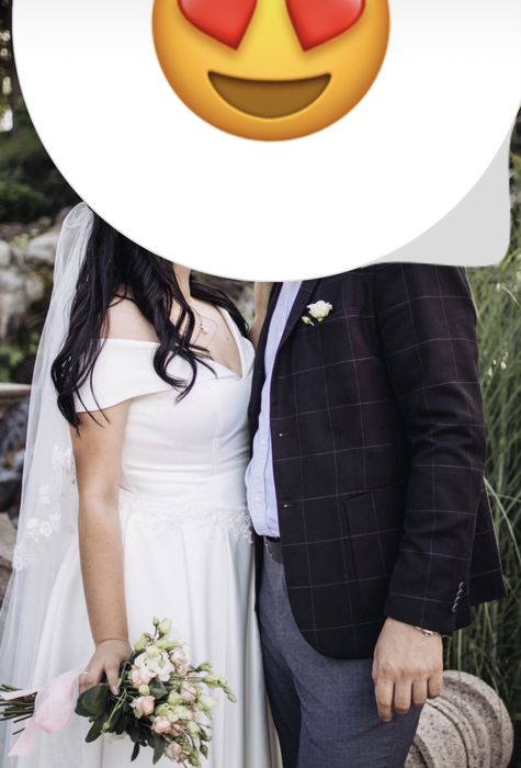 Весільна сукня атласна