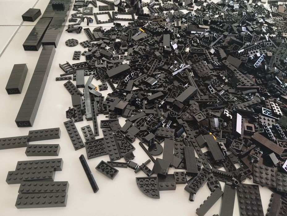 LEGO peças original cor preto