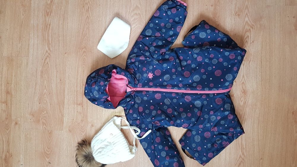 Демисезонный комбинезон зимний комбез комбiнезон грязепруф Lupilu 3/4г