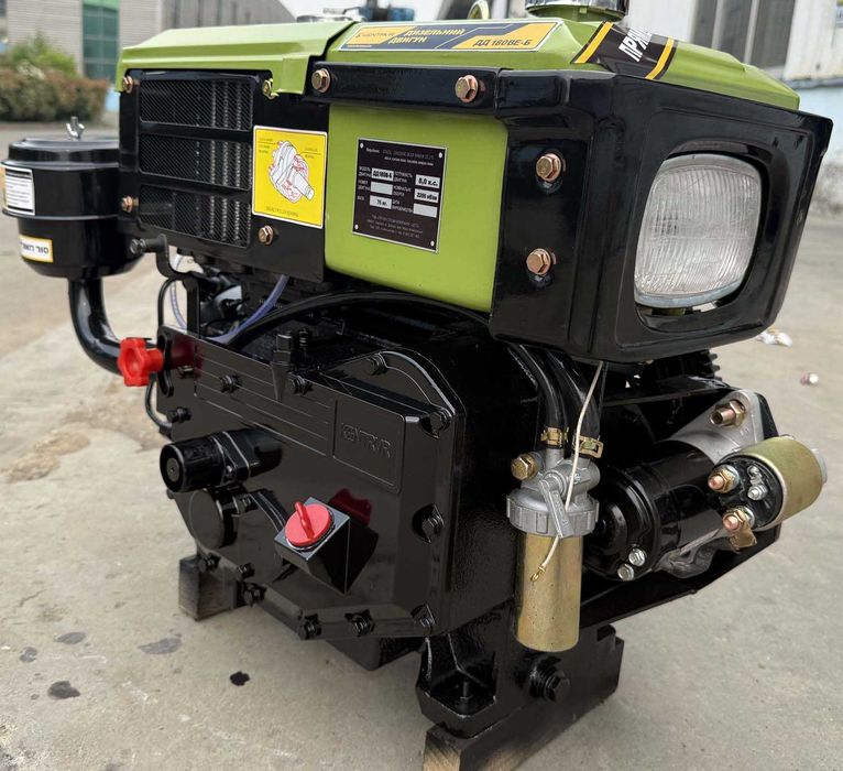 Двигун дизельний на мотоблок 8,10,12к.с з електростартером та без