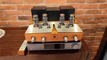 Wzmacniacz lampowy Unison Research Sinfonia jak nowy+subwoofer aktywny