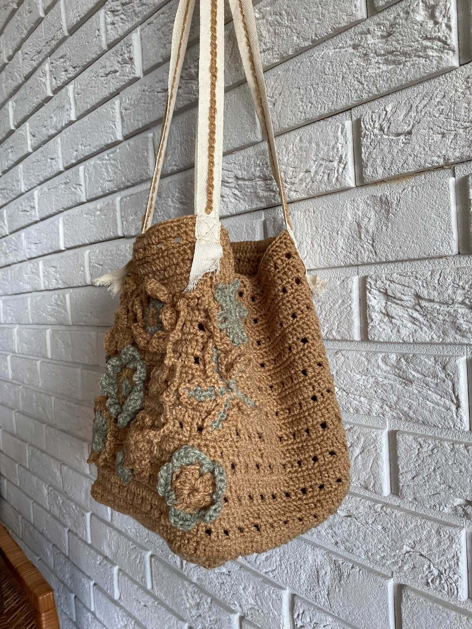 Torba plażowa handmade