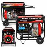 Agregat Prądotwórczy Diesel 6500W 6,5KW Generator 1-Fazowy Sklep New**