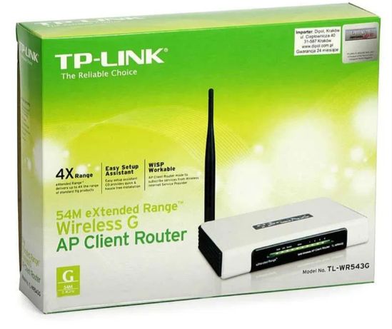 Bezprzewodowy router TL-WR543G