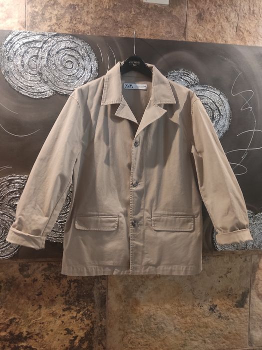 Blazer de sarja bege novo (Zara) tamanho S (oversized)