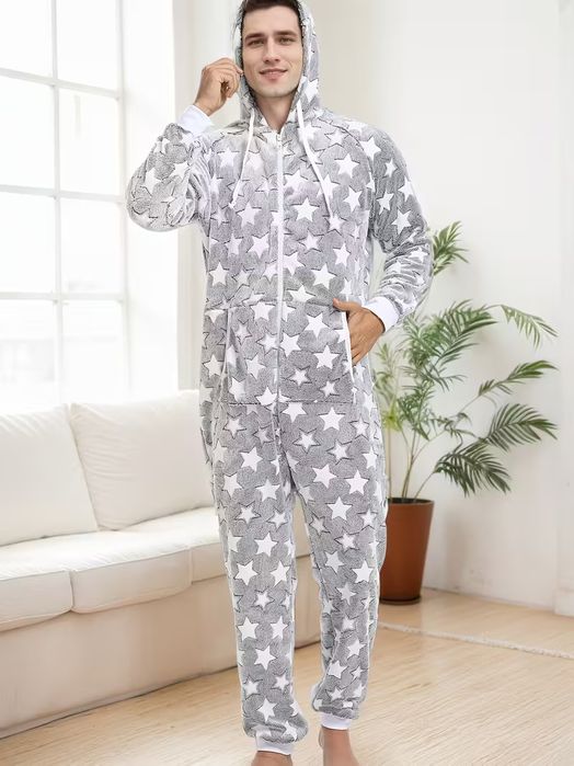 Комбинезон мужской, Теплый, Домашний