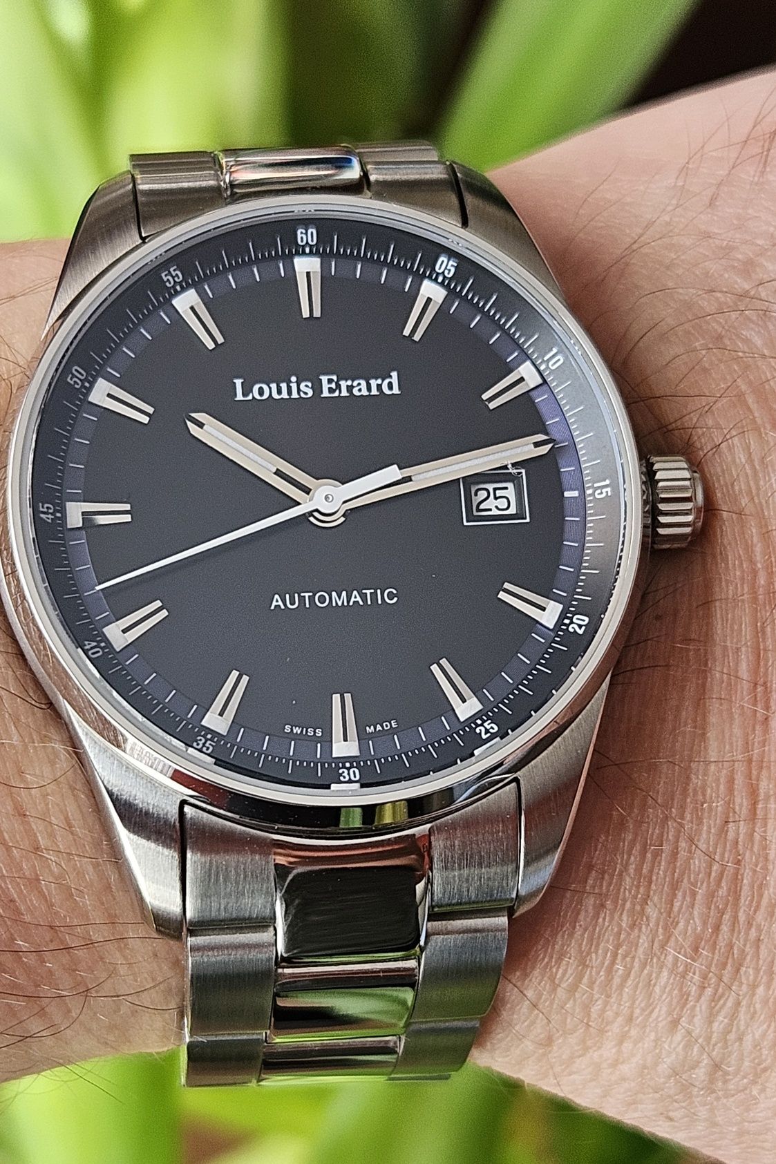 Louis Erard Heritage Automatic - OKAZJA ! - zegarek męski 40mm