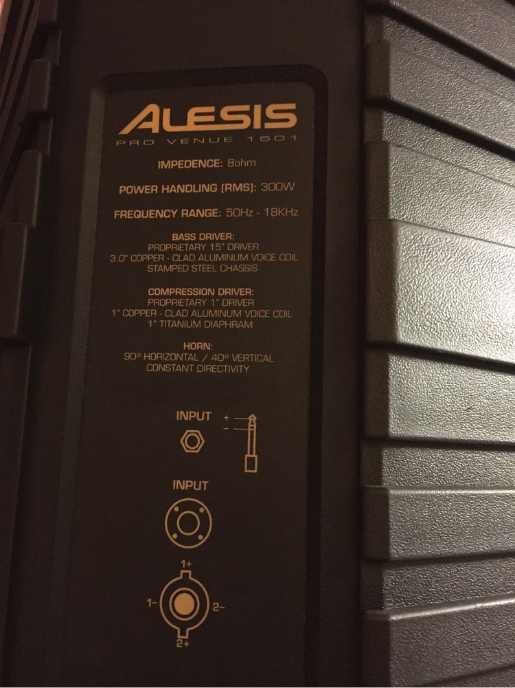 Колонки Alesis та підсилювач (усилитель) Park Audio CF700-8