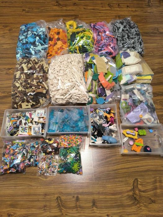Lego Friends 15 kg zwierzęta ludziki elementy mix