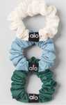 Alo Yoga zestaw gumek do włosów Fresh Mini Scrunchie blekit kremowy