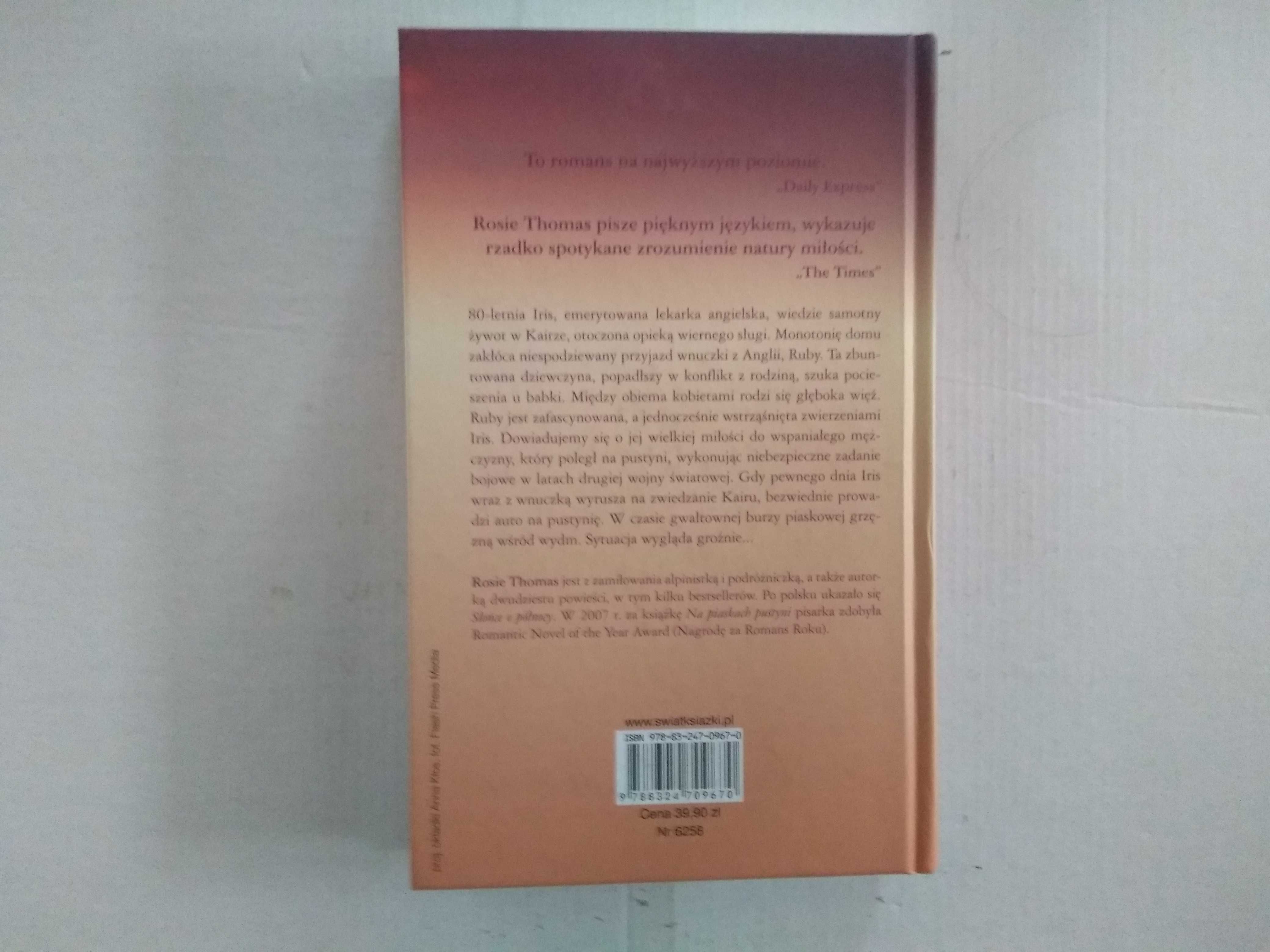 Dobra książka - Na piaskach pustyni Rosie Thomas (G2)
