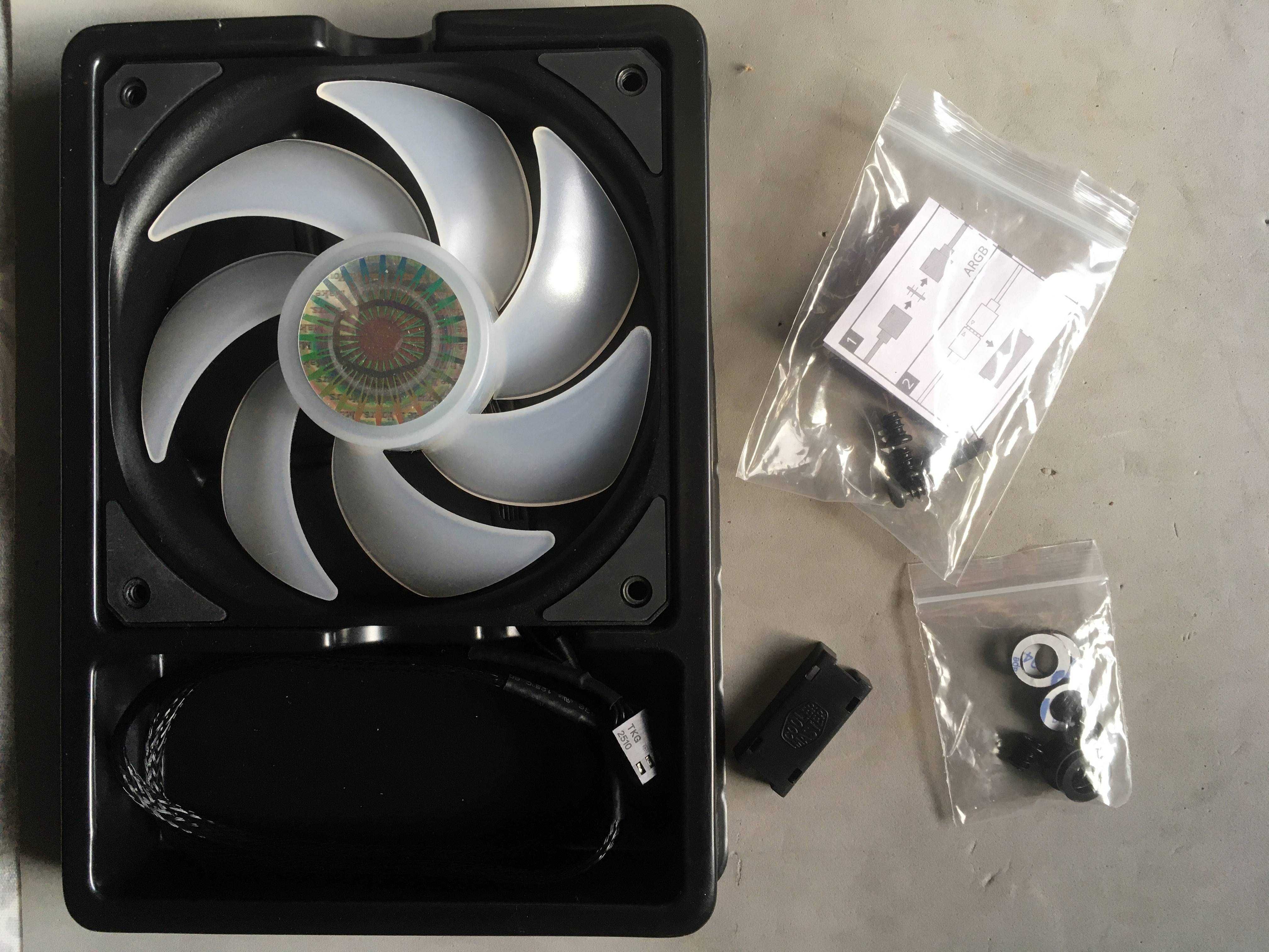 PACK 3 Fans ARGB/RGB Cooler Master MasterFan/SickleFlow