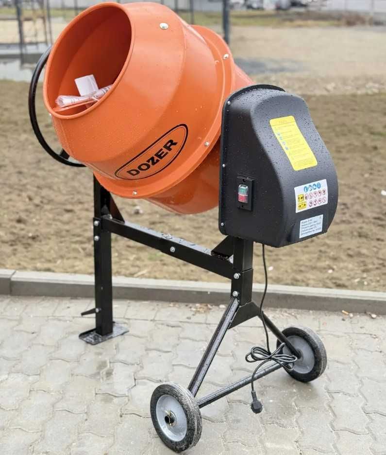 Бетономішалка Бетонозмішувач 125 л. Dozer БП-125 650W 100% Мідь