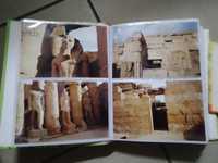 Dwa albumu zdjęć i widokówek Egipt