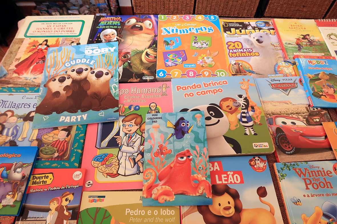Biblioteca livros infantil e juvenil