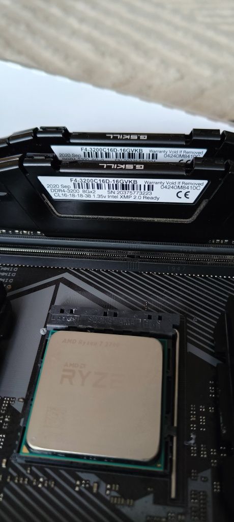 Zestaw, płyta główna, pamięć DDR4, Processor