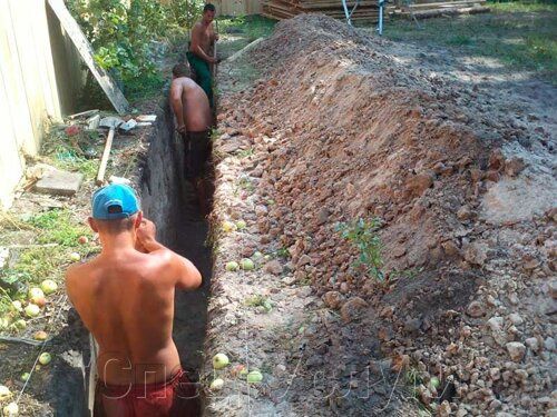 Строительные демонтажные земляные работы.Демонтаж.Траншеи.Сантехник