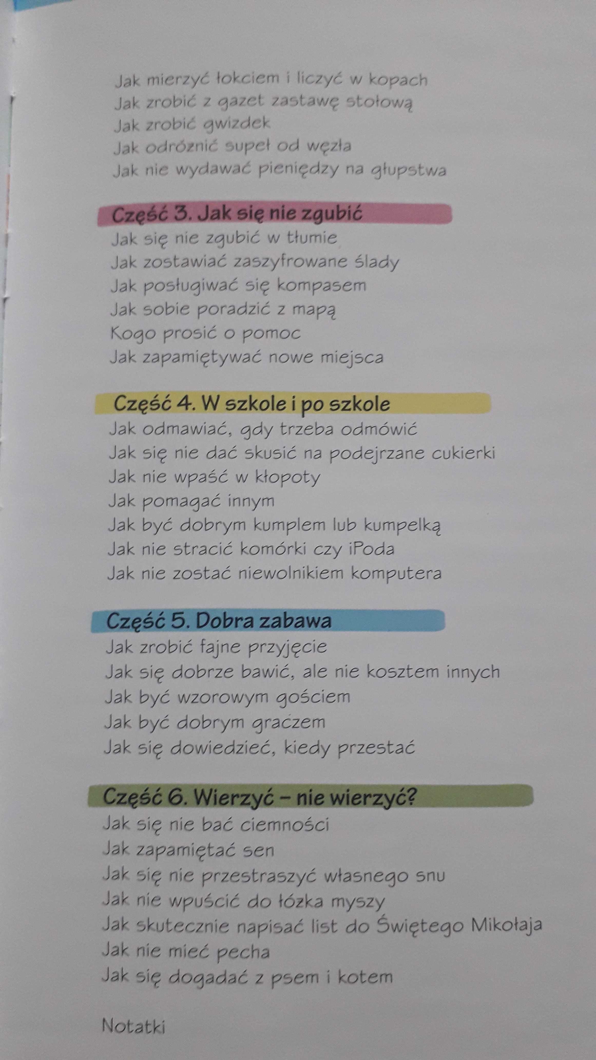 Poradnik małego skauta.