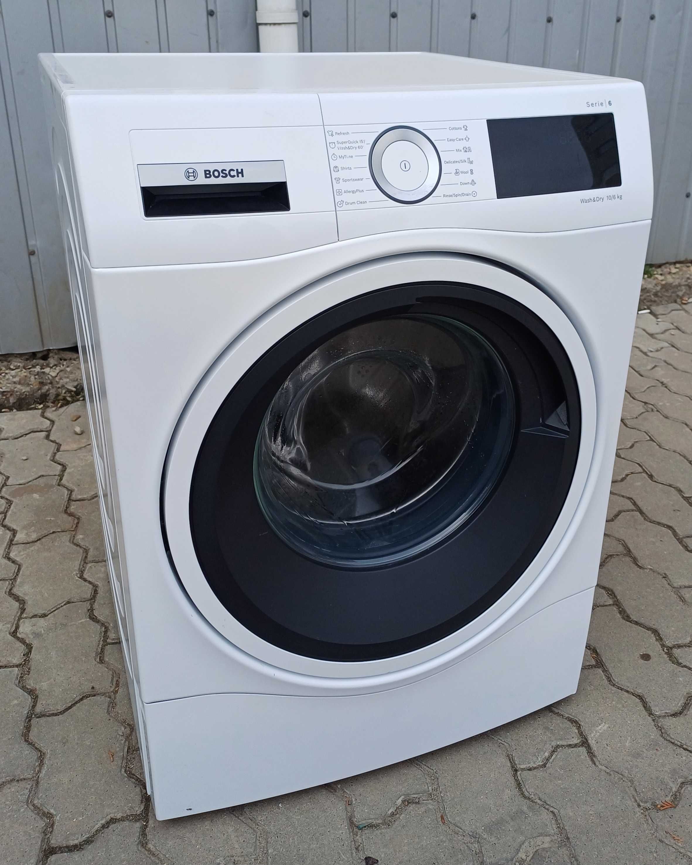 Стирально-сушильная машина с паром 3 в 1 Бош Bosch WDU 28540 10/6кг