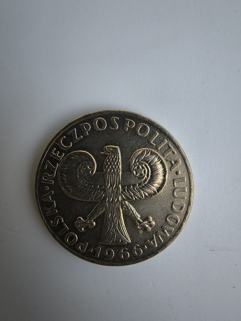 10 złotych 1966 rok mała kolumna