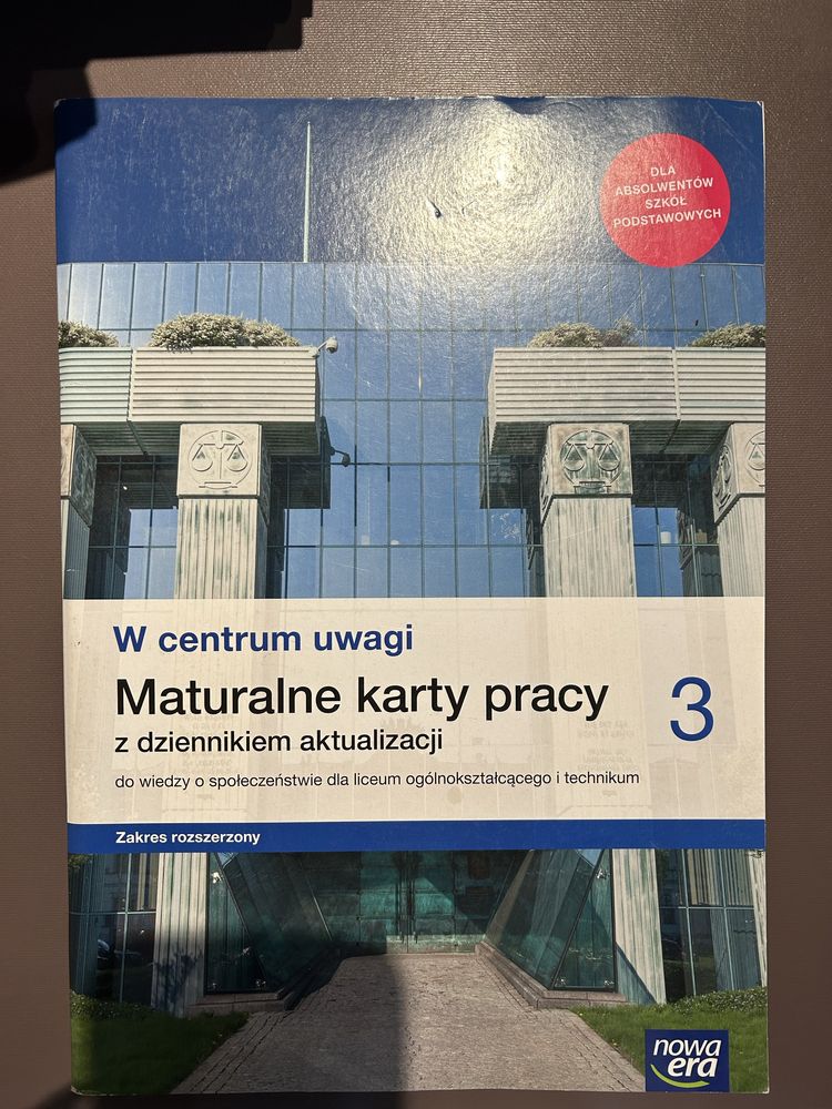 W centrum uwagi 3 maturalne karty pracy Nowa Era