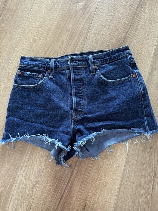 Granatowe szorty, spodenki jeansowe Levis M/28