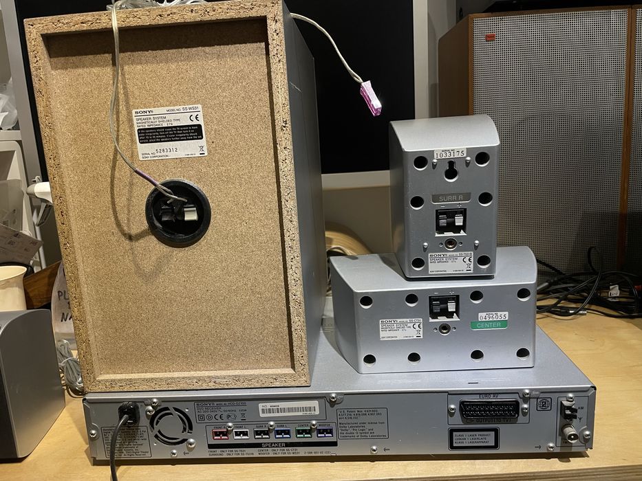 Kino domowe Sony DAV-DZ100 home theater system cd dvd dvix dolby dts