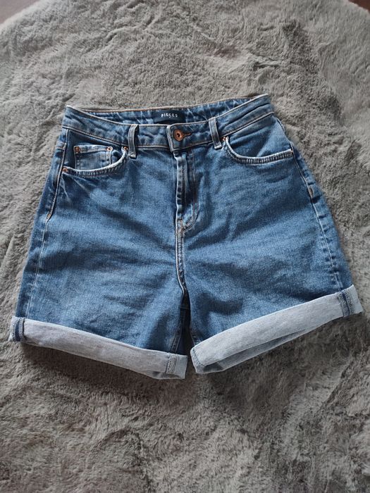 Shorty jeansowej Pieces