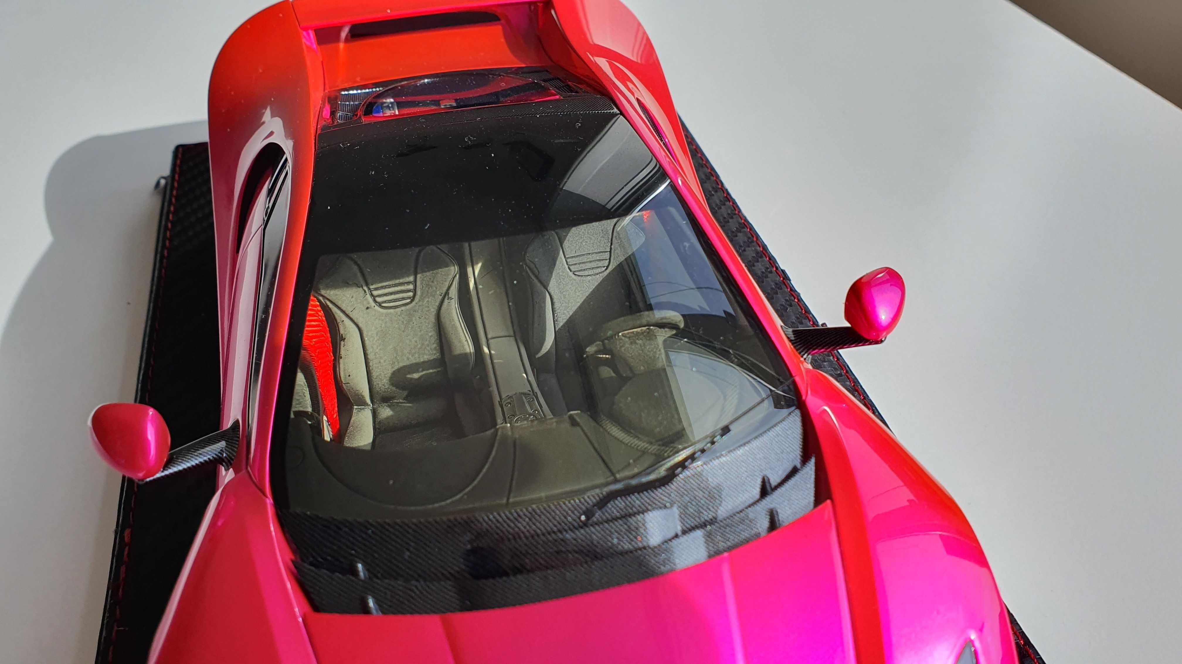 FrontiArt 1/18 Spania GTA Spano, Metalic Flash Pink, limitowany 12/20