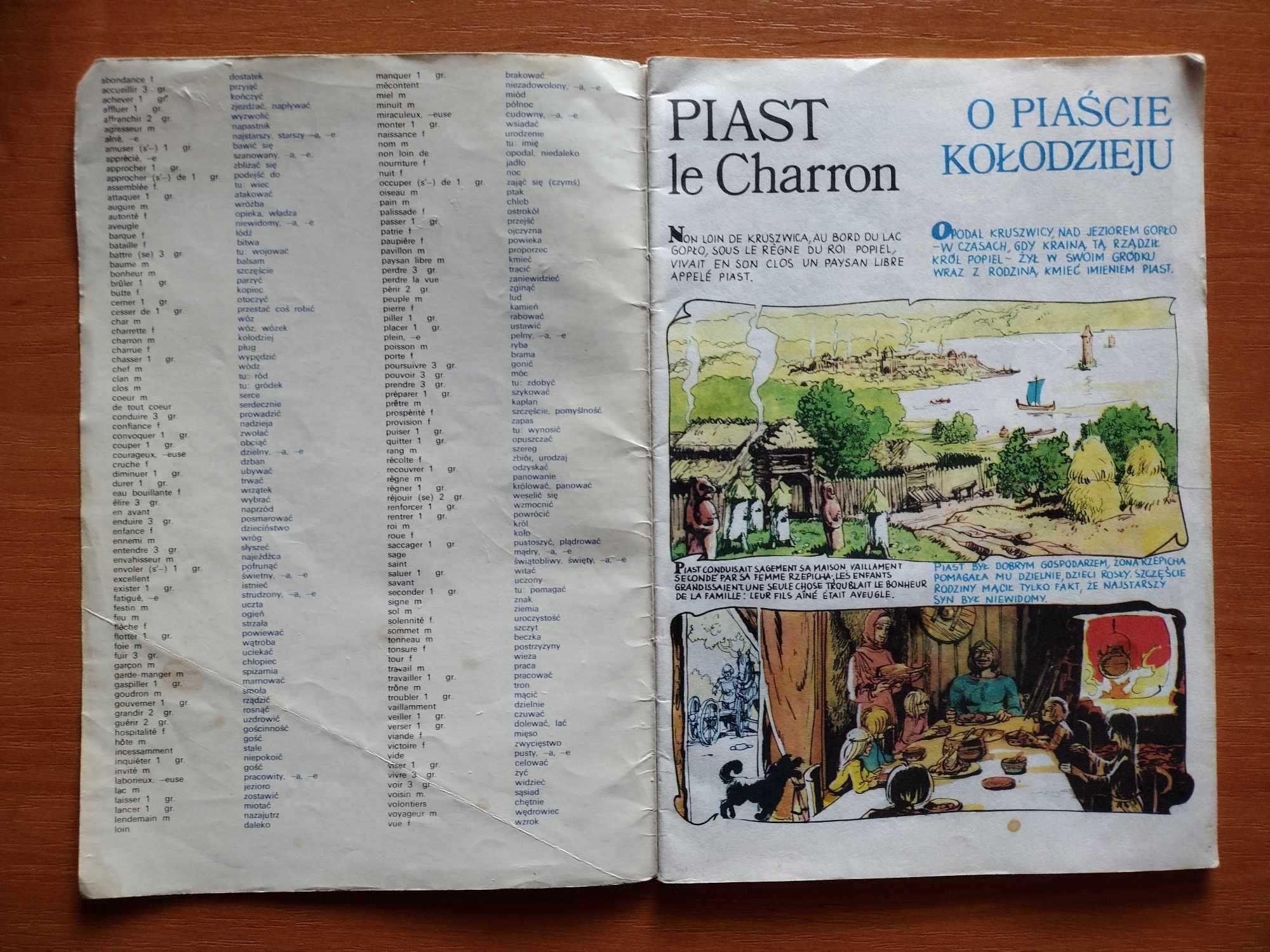 Komiks - Piast le Charron O Piaście Kołodzieju