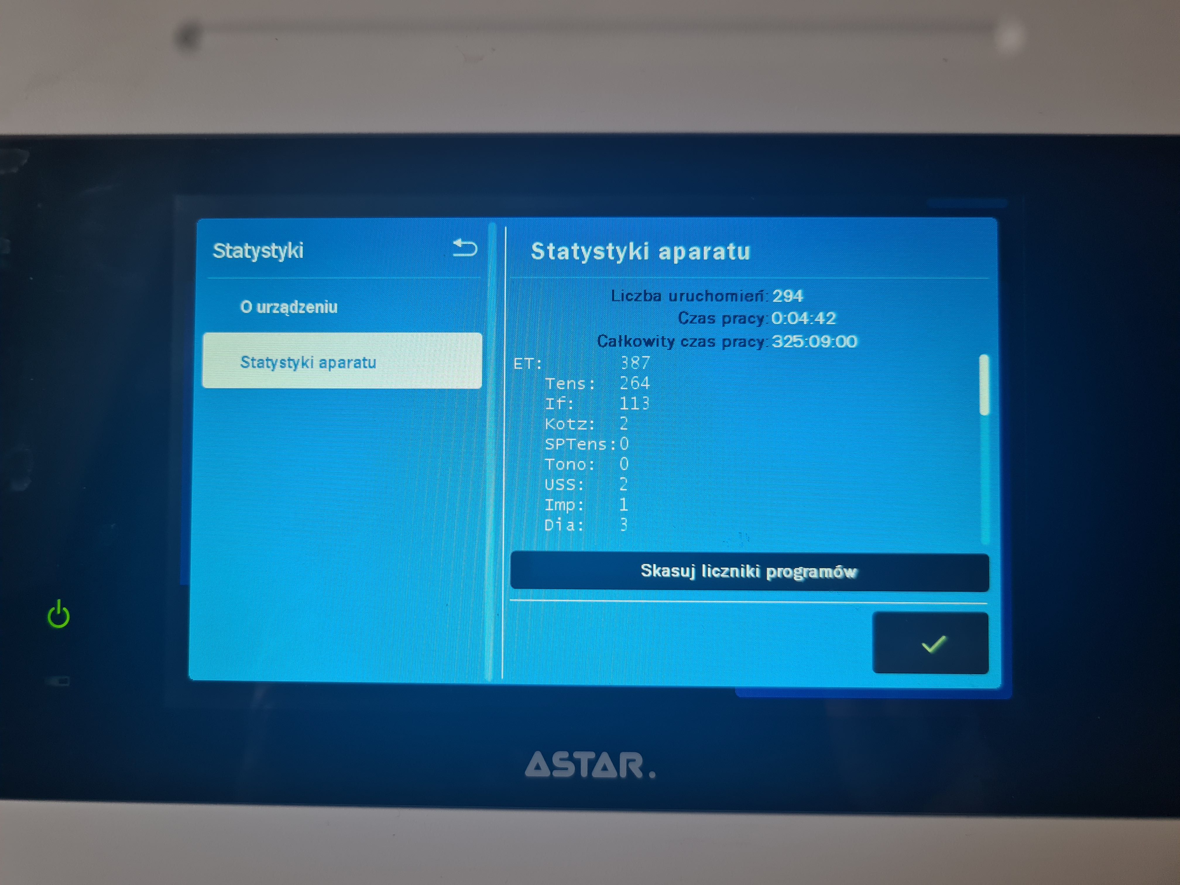 Astar PhysioGo 701I aparat do elektro, lasero, dźwięko, magnetoterapii