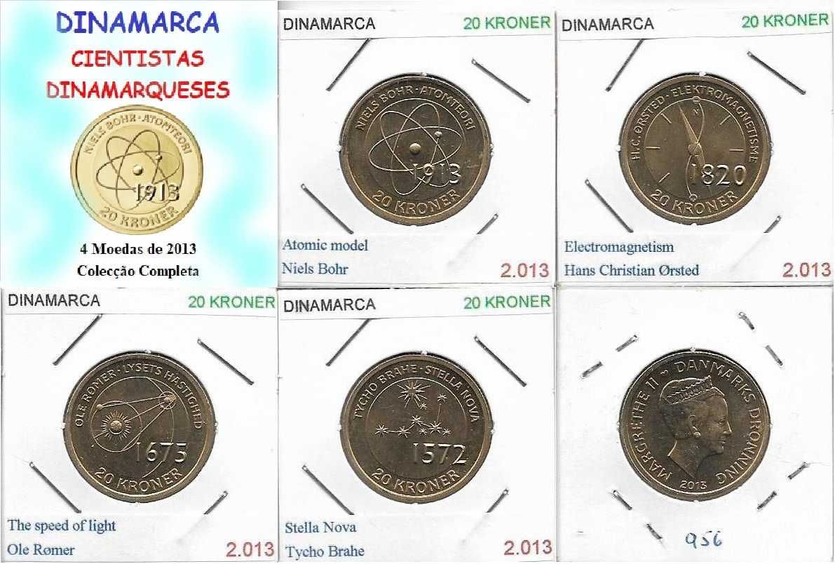 Moedas - - - Dinamarca - - - "Cientistas"