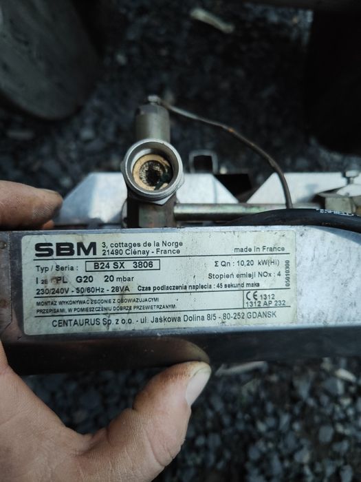 Promiennik gazowy SBM SX B24 10.2kW