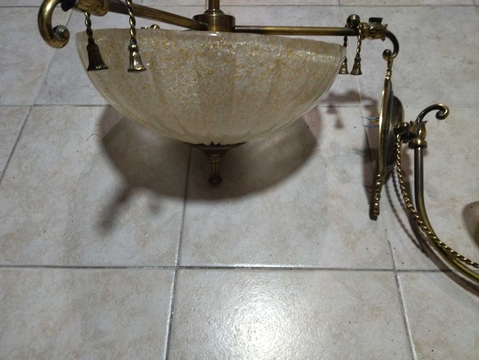 Kinkiet 1 pł. GRANADA i żyrandor