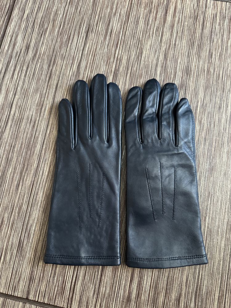 Якісні шкіряні рукавиці marks & Spencer,