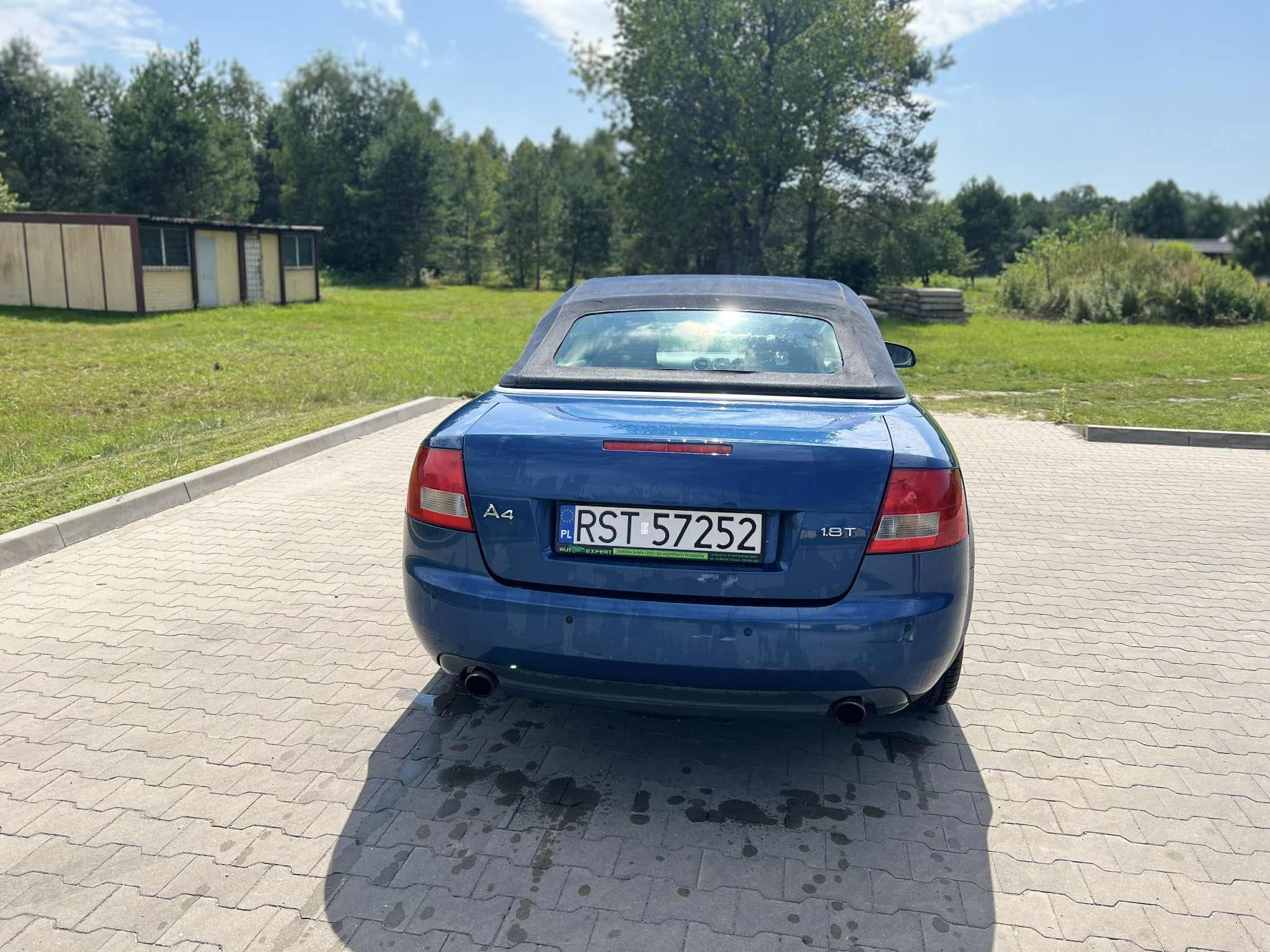 Audi a4b6 Cabrio Anglik zarejestrowana