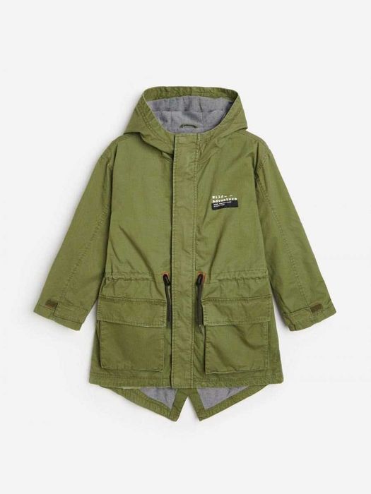 Reserved kurtka płaszcz parka khaki wiosna 122 jedyna nowa