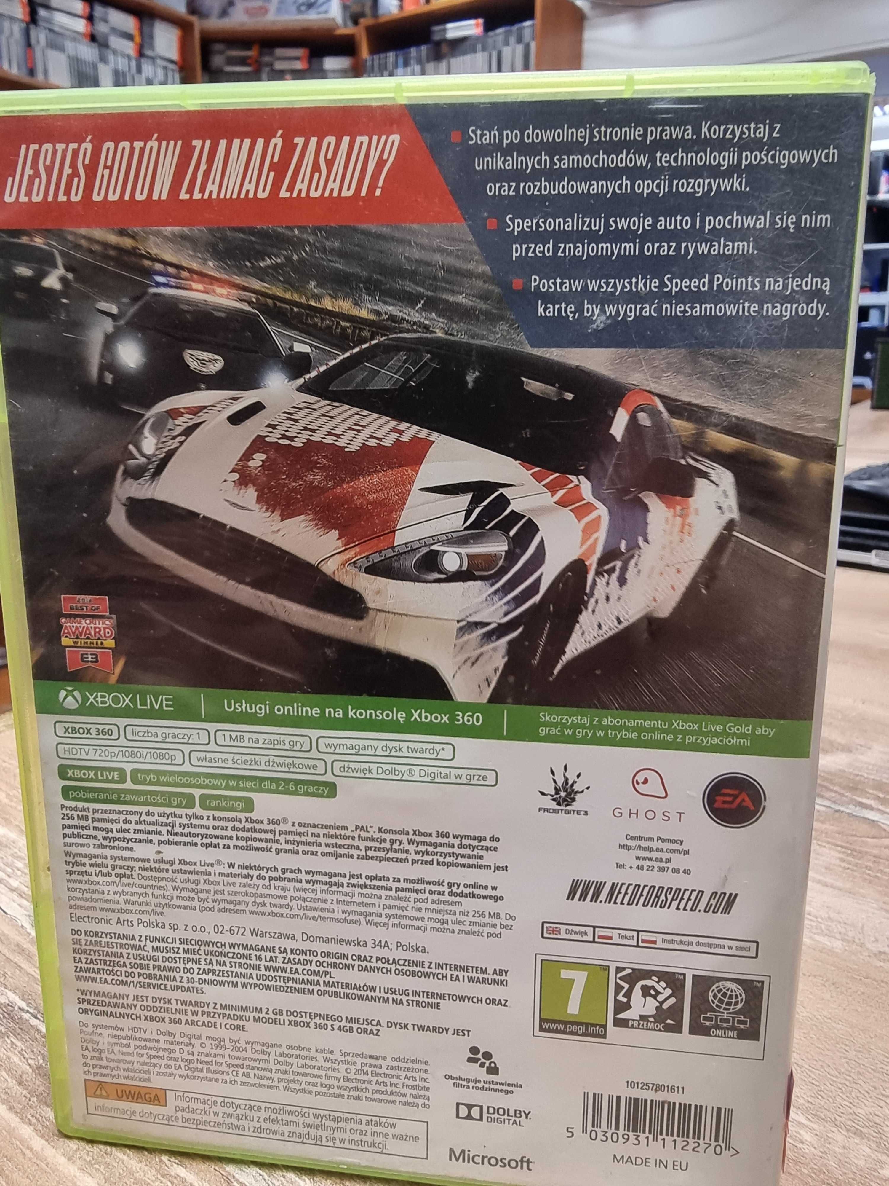 Need for Speed Rivals XBOX 360,  Sklep Wysyłka Wymiana