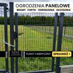 Furtka panelowa, furtka z panelu 3D, idealna do ogrodzenia panelowego