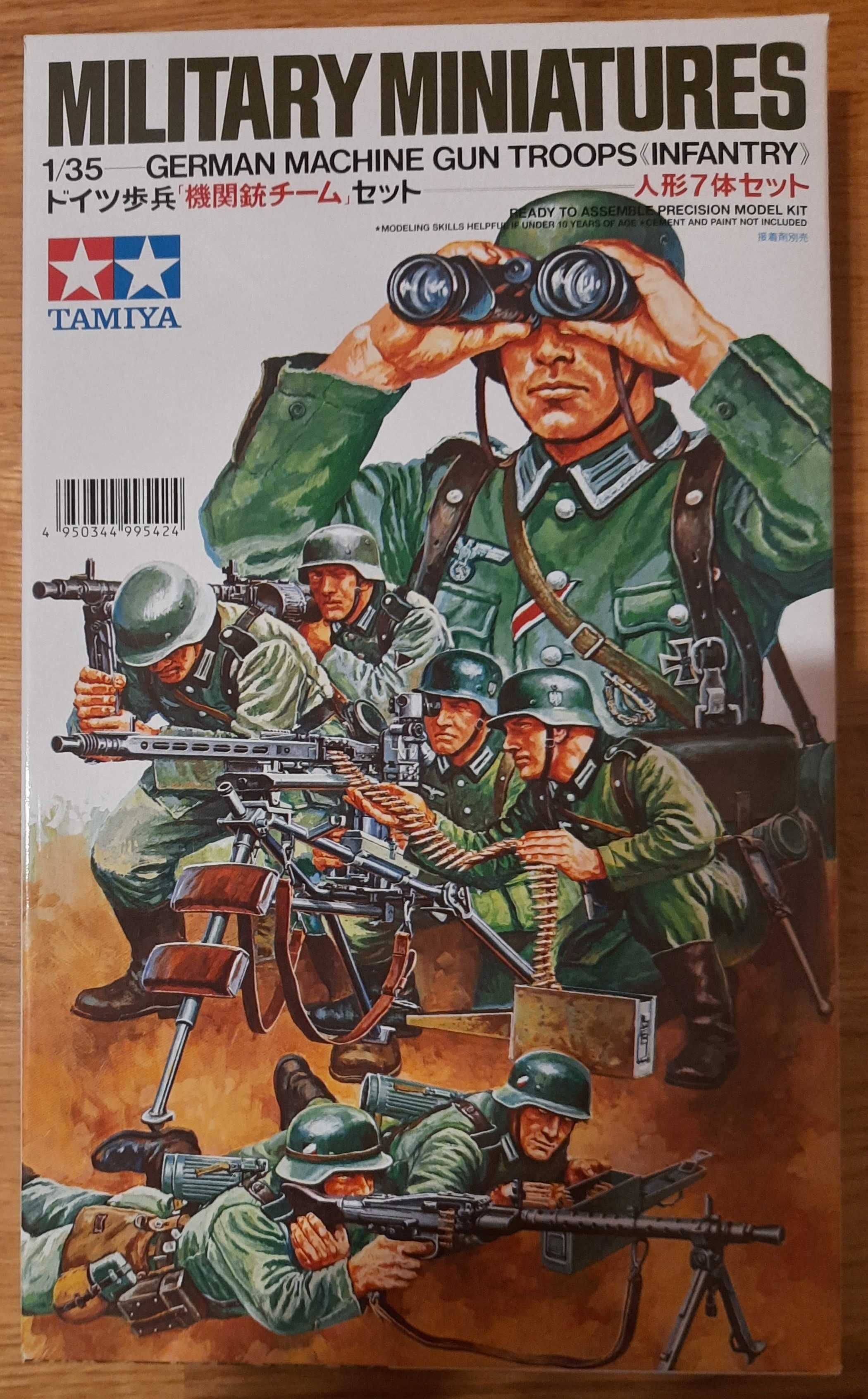 Model do sklejania Tamiya German Machine Gun troops Infantry 1/35